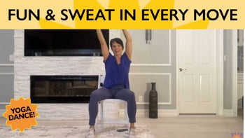 A Whole Lot of Fun and Sweat – Chair Cardio Dance Class with Sara