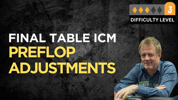 Final Table ICM Preflop Adjustments 
