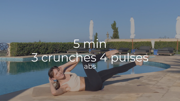 5 Min 3 Crunches 4 Pulses