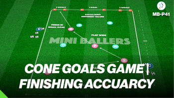 Cone Goals Game | Mini Ballers P41