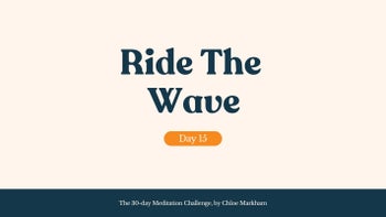 Ride The Wave