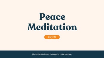 Peace Meditation
