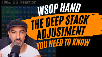 Deep-stack adjustments flatting from the BB + Giving up on rivers when your draw missed