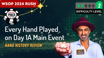 WSOP 2024 Rush #5 Every Hand Played on Day1A Main Event
