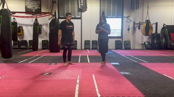 Choke From The Front 2 Handed Pluck