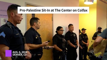 Pro-Palestine Activists Conduct Sit-In At Denver Community Center | Unicorn Riot