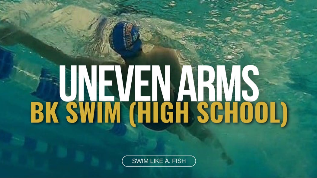 Uneven Arms Backstroke Swimming
