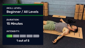 Lying Down Stretches for Evening Relaxation (Better Sleep Series Episode #2)