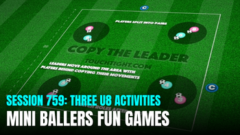 Session 759: Mini Ballers - Copy the Leader, Avoid the Crocs & Race to the Zones!