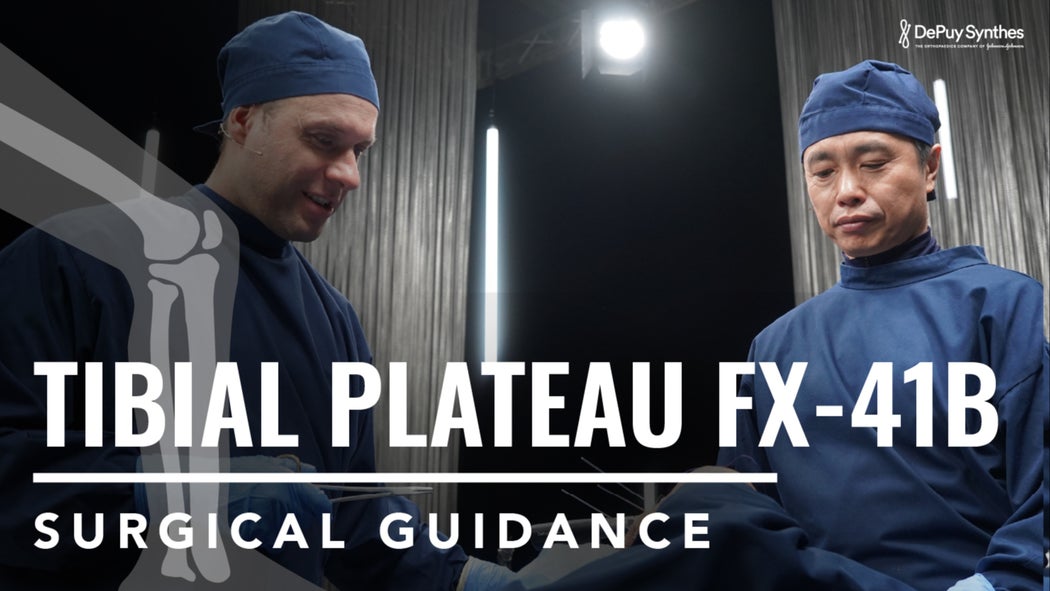 Tibial Plateau Fractures I AO/OTA Classification 41B3