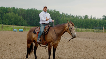 Under Saddle with Space Horse, Raven - Lesson 17 - Understanding Horse's Needs with Josh Nichol