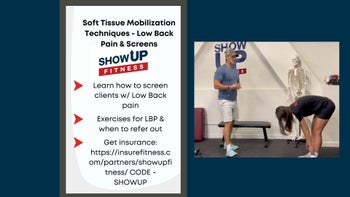 Soft Tissue Mobilization Techniques (STMT) - Low Back Pain & Screens