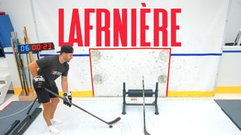 Alexis Lafrenière Stickhandling Session