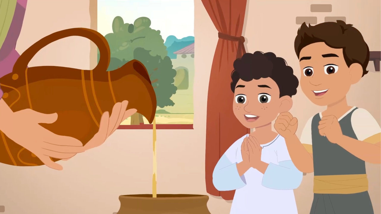 The oil will keep flowing (the widow and the oil)