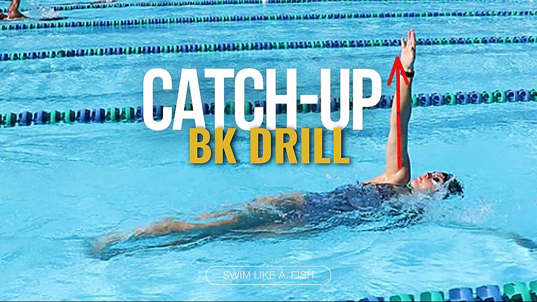 Catch-Up Backstroke drill
