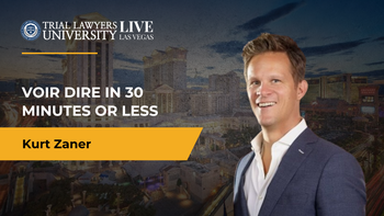 Voir Dire in 30 Minutes or Less | Kurt Zaner
