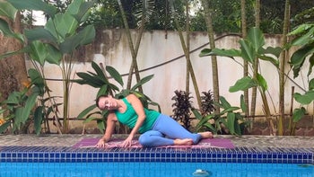 Morning Yin Yoga ✨ Full Body Stretch in Nature to Start the Day