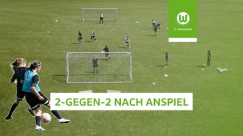 2-gegen-2 nach Anspiel