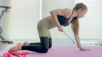 Resistance Bands for Back & rear shoulders + abs 