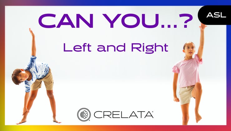 ASL Can You...? Left and Right | Crelata®