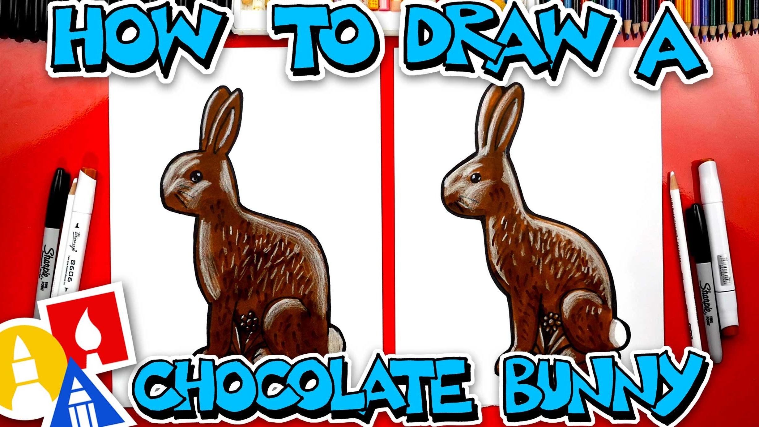 How To Draw A Hare For Kids