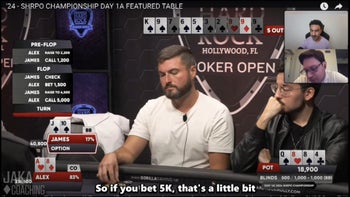 Foxen Trips Vs Straight Flush Draw