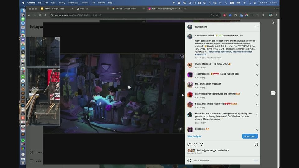 Sketching in Blender with Azusa - Live Demonstration