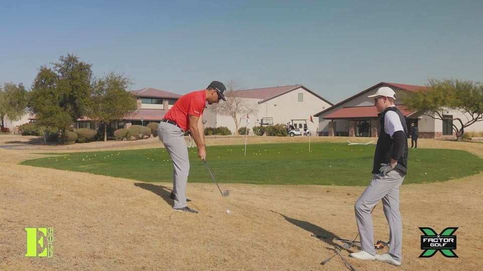 Sidehill Chipping from a Sidehill Lie with the Ball Below Your Feet