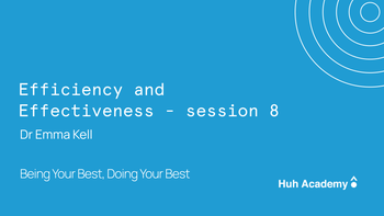 Course: BYB, DYB - Efficiency and Effectiveness - session 8