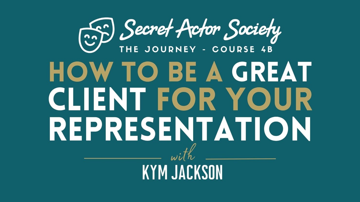 Journey 4B: How To Be A Great Client For Your Representation