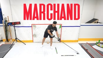 Marchand '25 Stanley Cup Finals Stickhandling Session