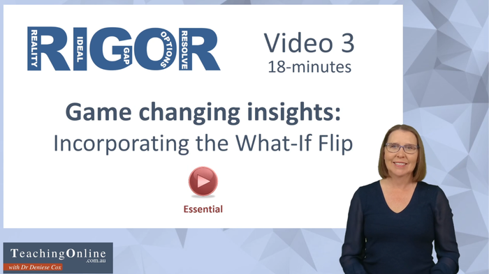 Take control with RIGOR | TeachingOnline.com.au