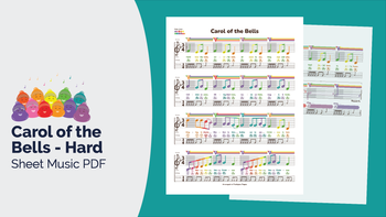 Carol of the Bells - Hard - Sheet Music PDF