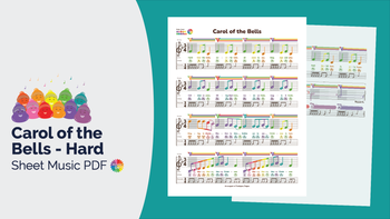 Carol of the Bells - Hard - Movable Do Sheet Music PDF