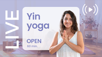Yin yoga - 01/09 - 18:30  