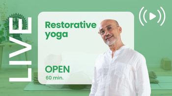 Restorative yoga - 06/09 - 18:00  