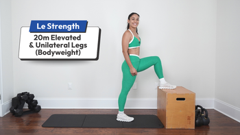 20m Elevated & Unilateral Legs