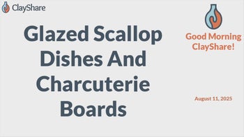 Glazed Scallop Dishes and Charcuterie Boards x