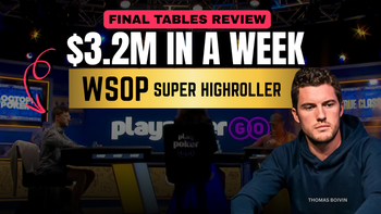 Back to Back 3rd Place Hand Analysis: $100k and $250k WSOP Events - $3 Million Win