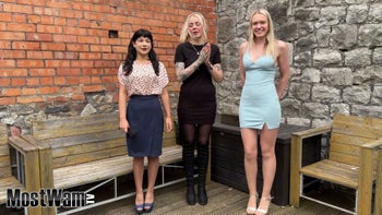 Gunge Wrestling On A Trampoline Poppy Vs Jaz