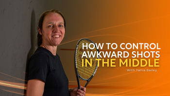 How To Control Awkward Shots In The Middle Of The Court | With Tania Bailey