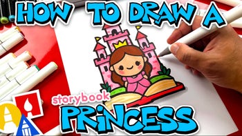 How To Draw A Storybook Princess