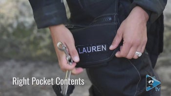 Organización y contenido de los bolsillos para buceadores GUE