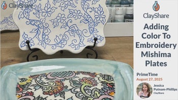 Adding Color to Embroidery Mishima Plates
