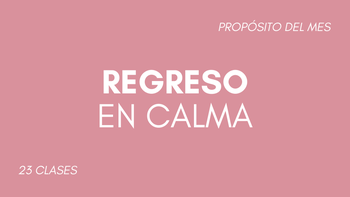 Regreso en calma
