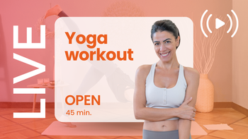 Yoga workout 45' - 19/09 - 18:30