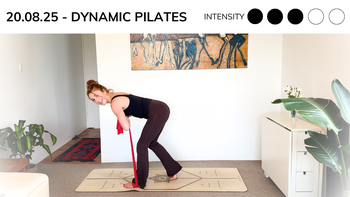 🎥 Live Class Recording: Dynamic Pilates (Long Resistance Band)