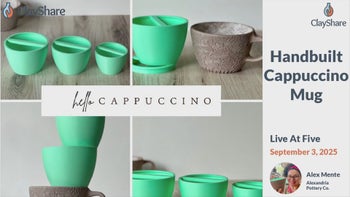Handbuilt Cappuccino Mug