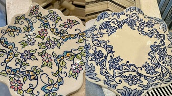 Embroidery Inspired Mishima Plates Kiln Opening!