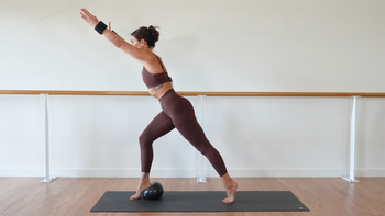 Express Pilates Using A Ball With Em